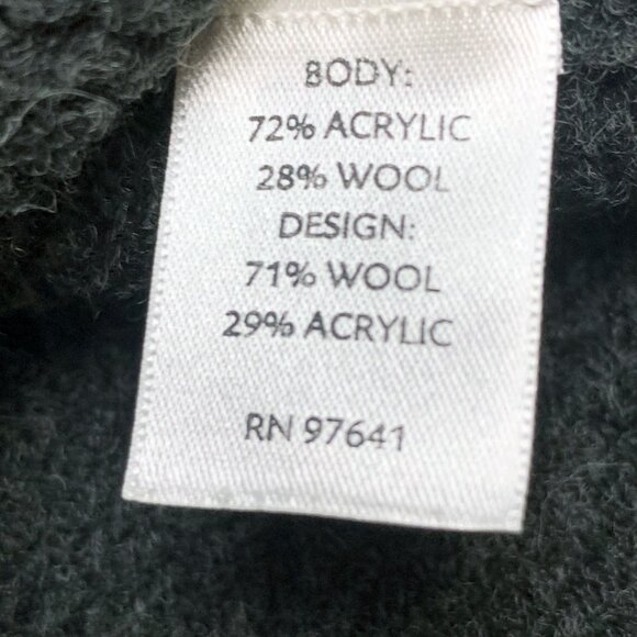 J Jill Fair Isle Embellished Wool Acrylic Blend ‎ Cardigan - Picture 5 of 10